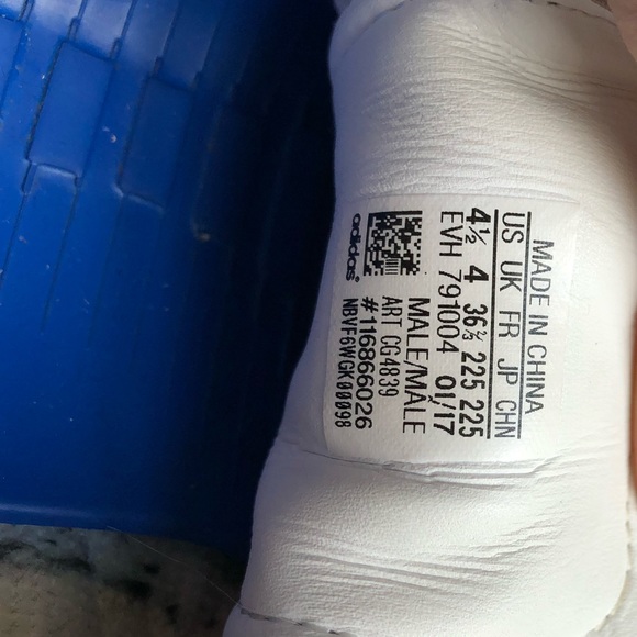 Pastel Pink Adidas Superstar - Picture 5 of 5